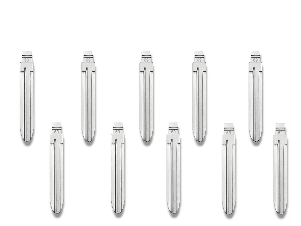 10x Xhorse Keydiy Universal Flip Key Remote Key Blades GM B110 TOY43R