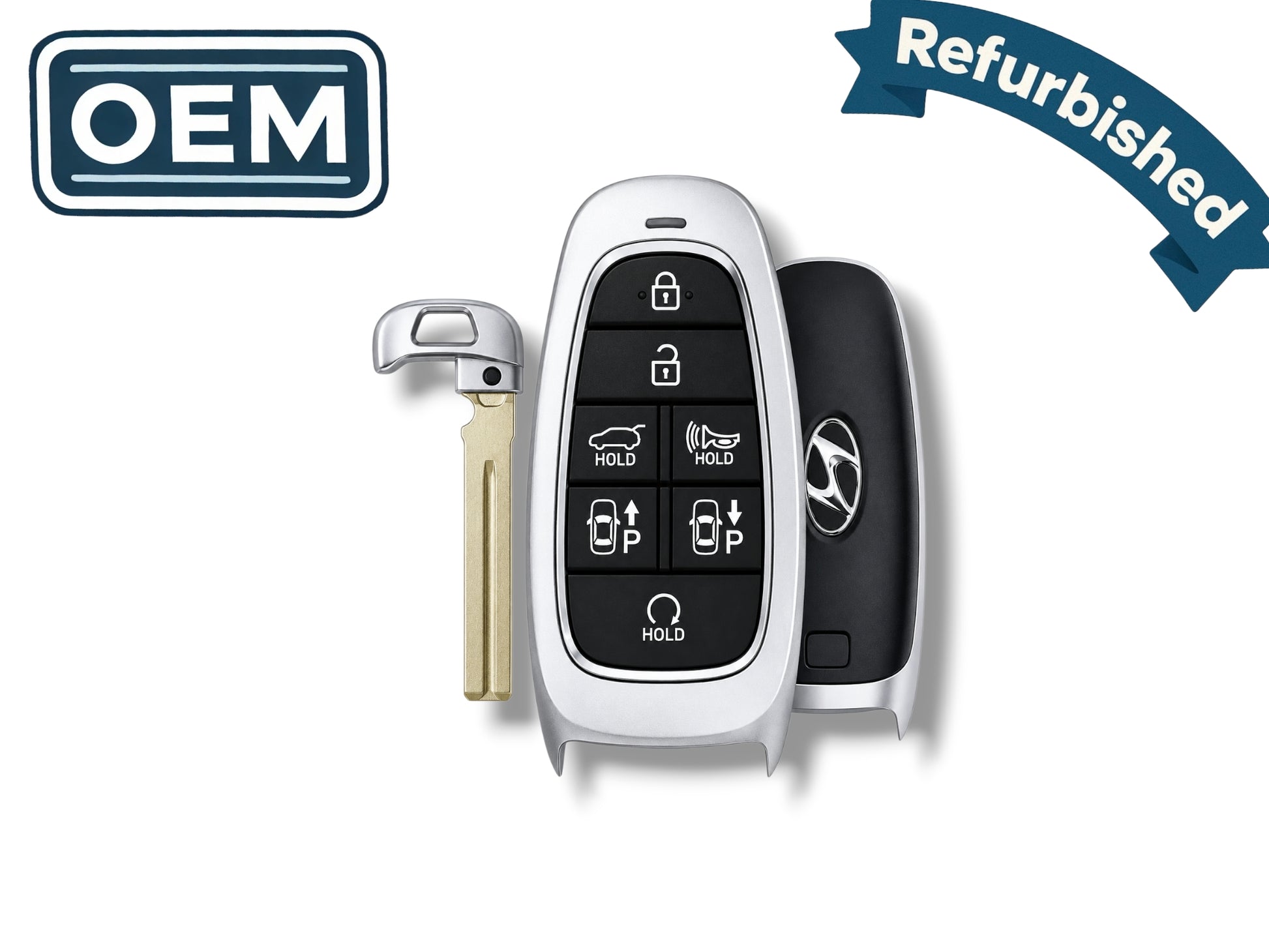 21-23 Hyundai Tucson Smart Key 7-Button PN: 95440-N9082 / TQ8-FOB-4F28 (OEM Refurb)