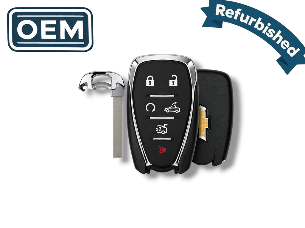 16-20 Chevrolet Camaro Smart Key 6-Button PN: 13508780 / HYQ4EA (OEM Refurb)
