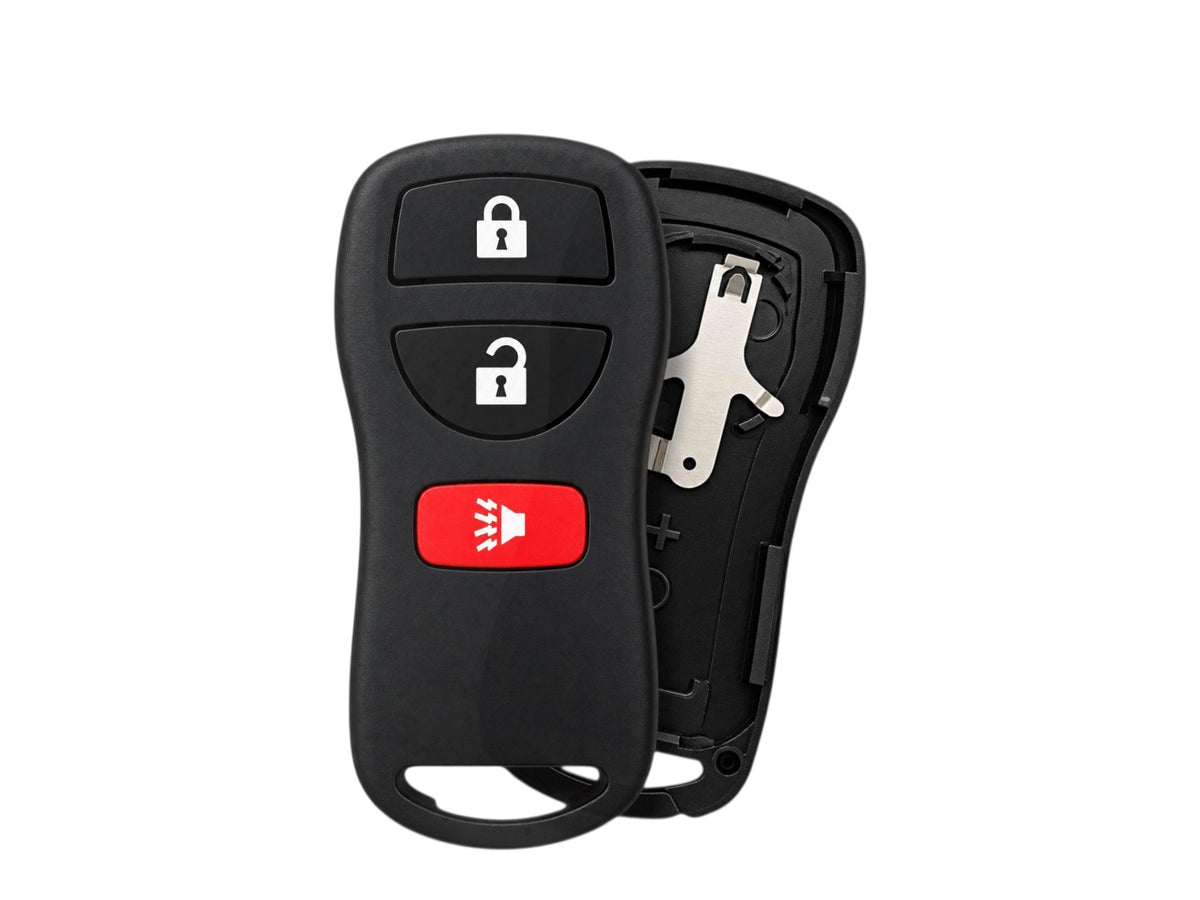 02-07 Nissan Keyless Entry SHELL 3-Button / KBRASTU15 (Aftermarket)