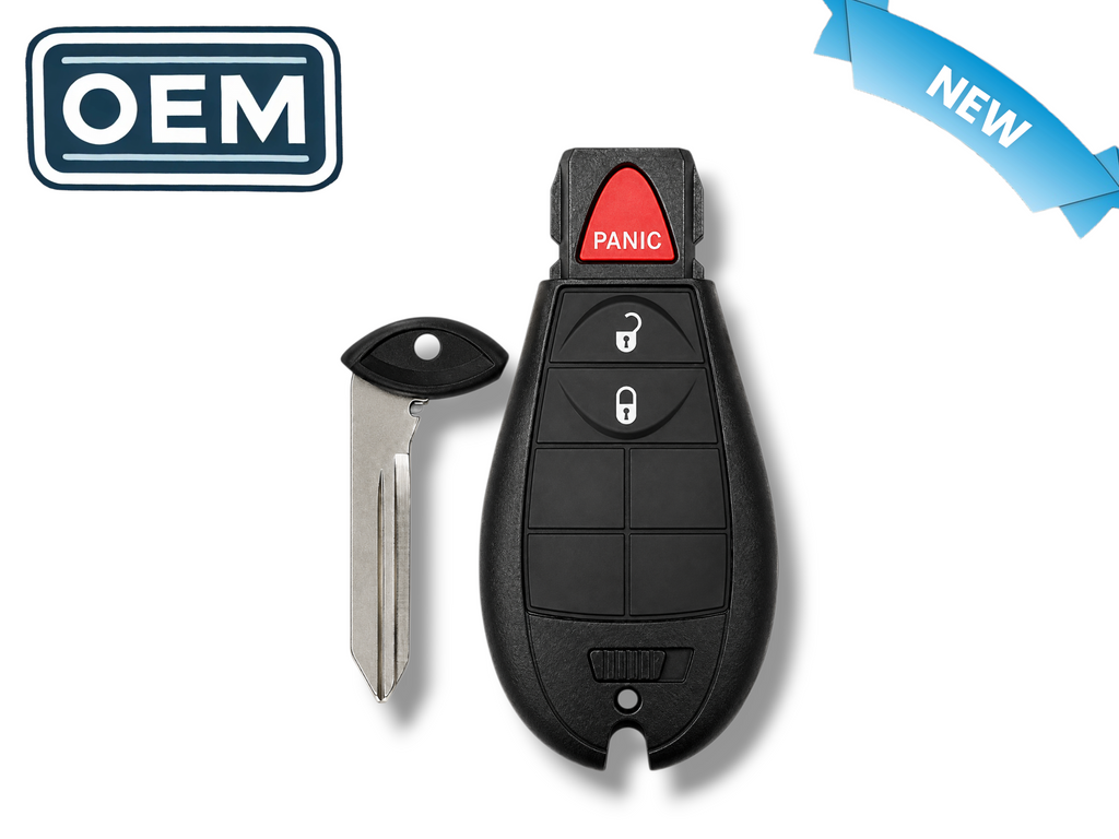 14-20 Jeep Cherokee Fobik Key 3-Button PN: 68105081AG / GQ4-53T / 4A (OEM)