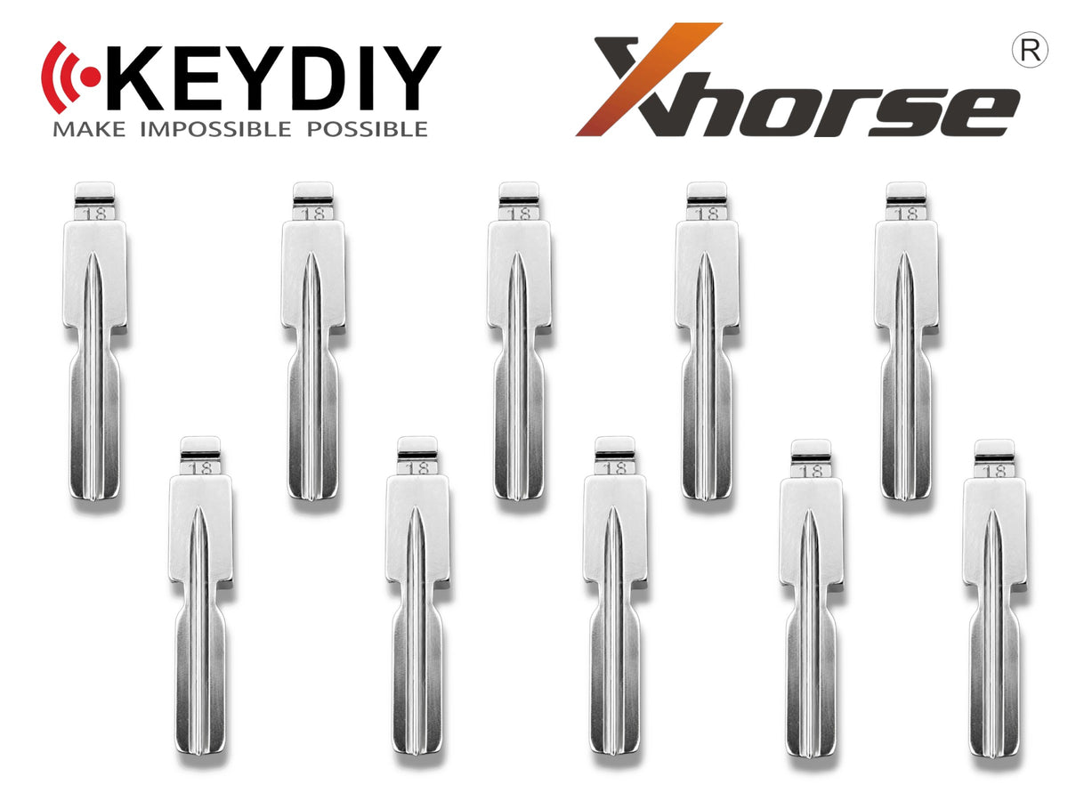 10x Xhorse Keydiy Universal Flip Key Remote Key Blades BMW HU58