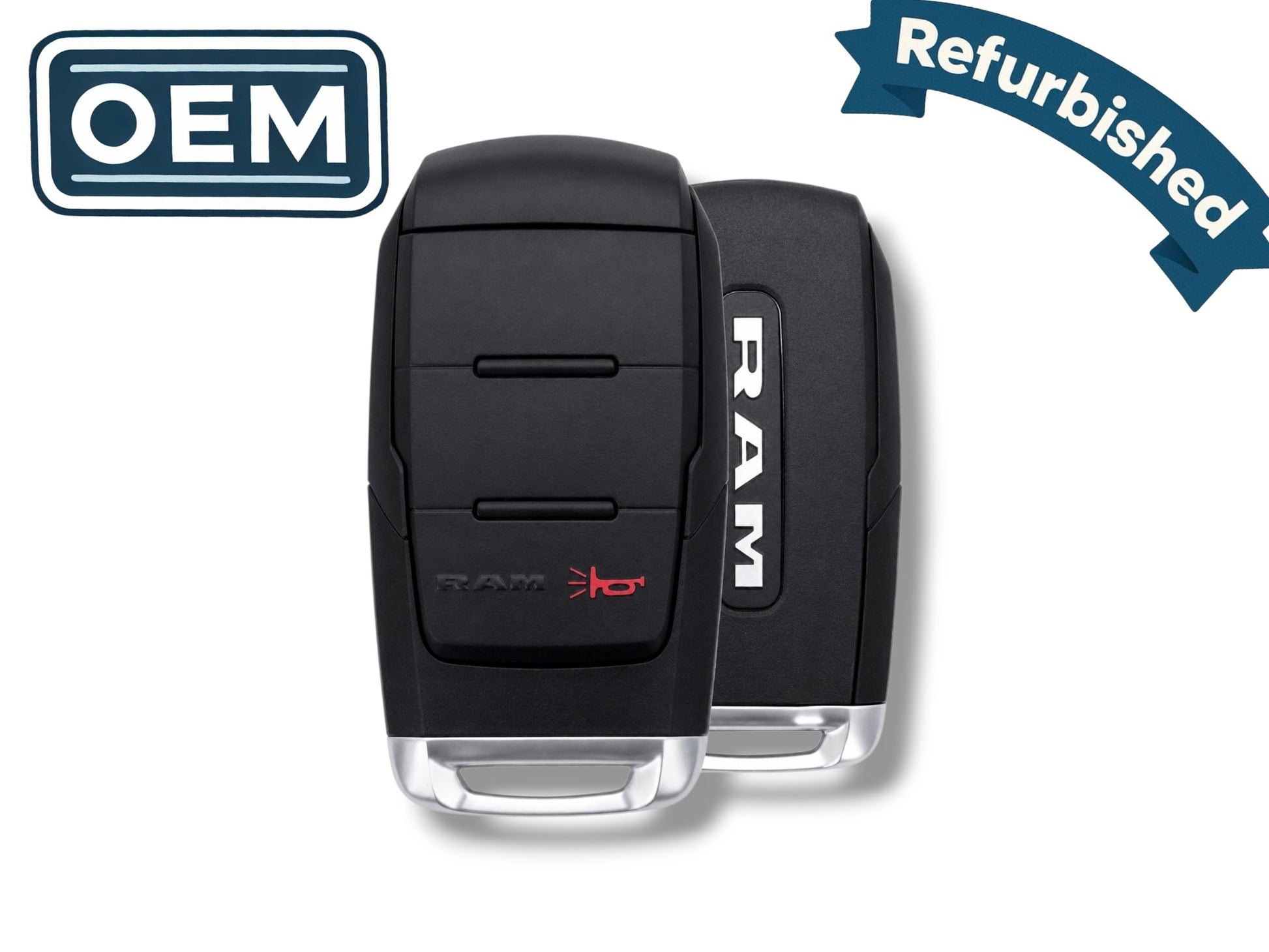 19-24 Ram Pickup Smart Key 1-Button PN: 68374993AB / GQ4-76T (OEM Refurb)