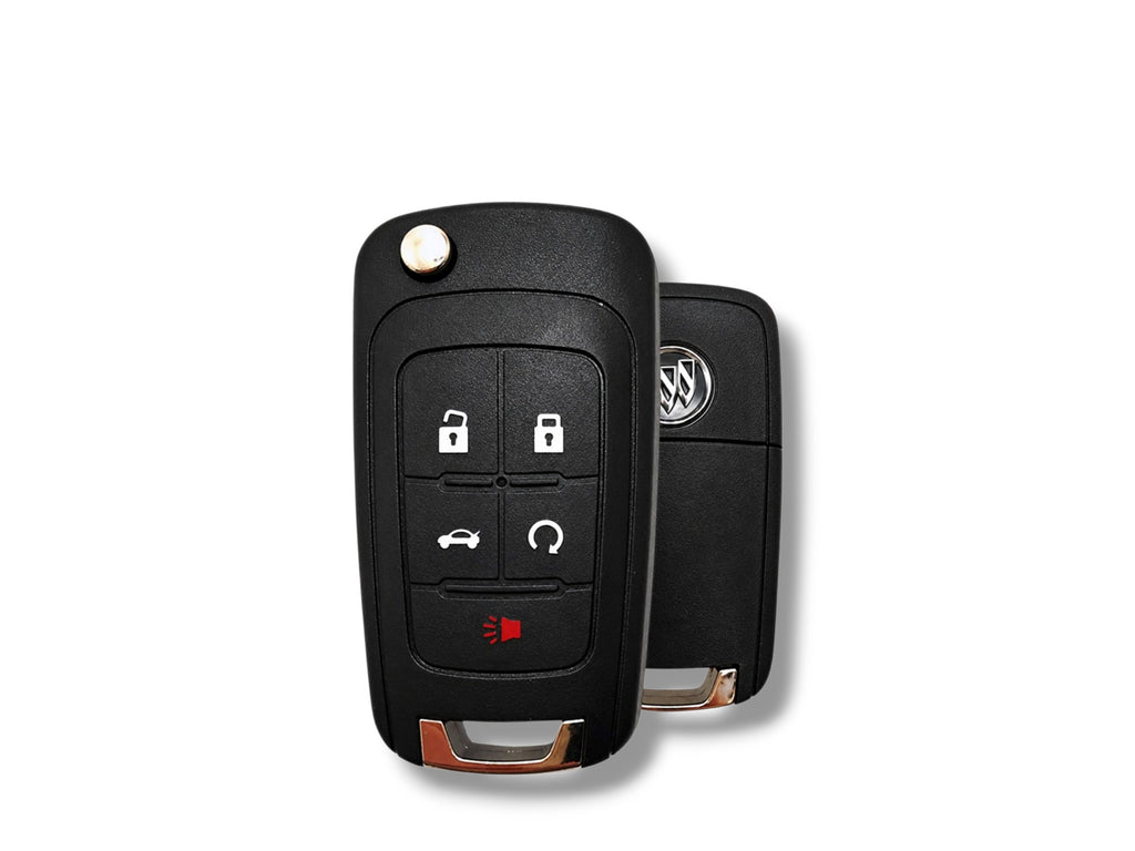 10-17 Buick Flip Key 5-Button PN: 13585205 / P4O9MK74946931 / PEPS (OEM)
