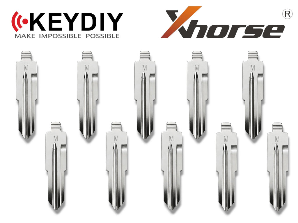 10x Xhorse Keydiy Universal Flip Key Remote Key Blades GM B114R / DWO5