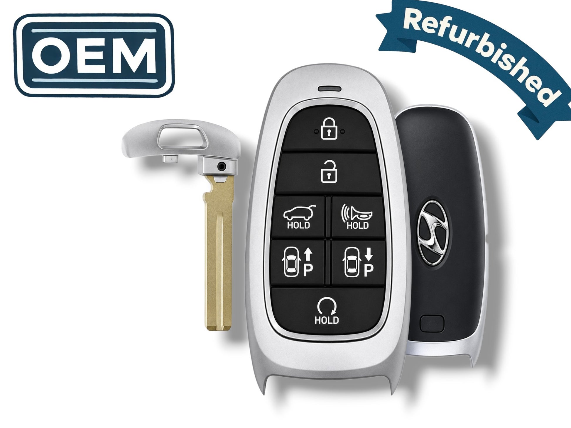 21-23 Hyundai Tucson Smart Key 7-Button PN: 95440-N9080 / TQ8-FOB-4F28 (OEM Refurb)