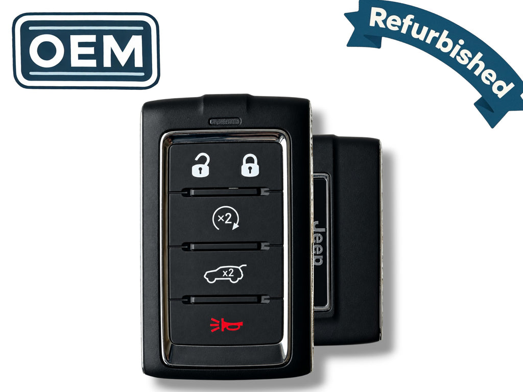 24-25 Jeep Cherokee Smart Key 5-Button PN: 685577124AB / 2BAHD-KFW1 / 433 MHz (OEM Refurb)