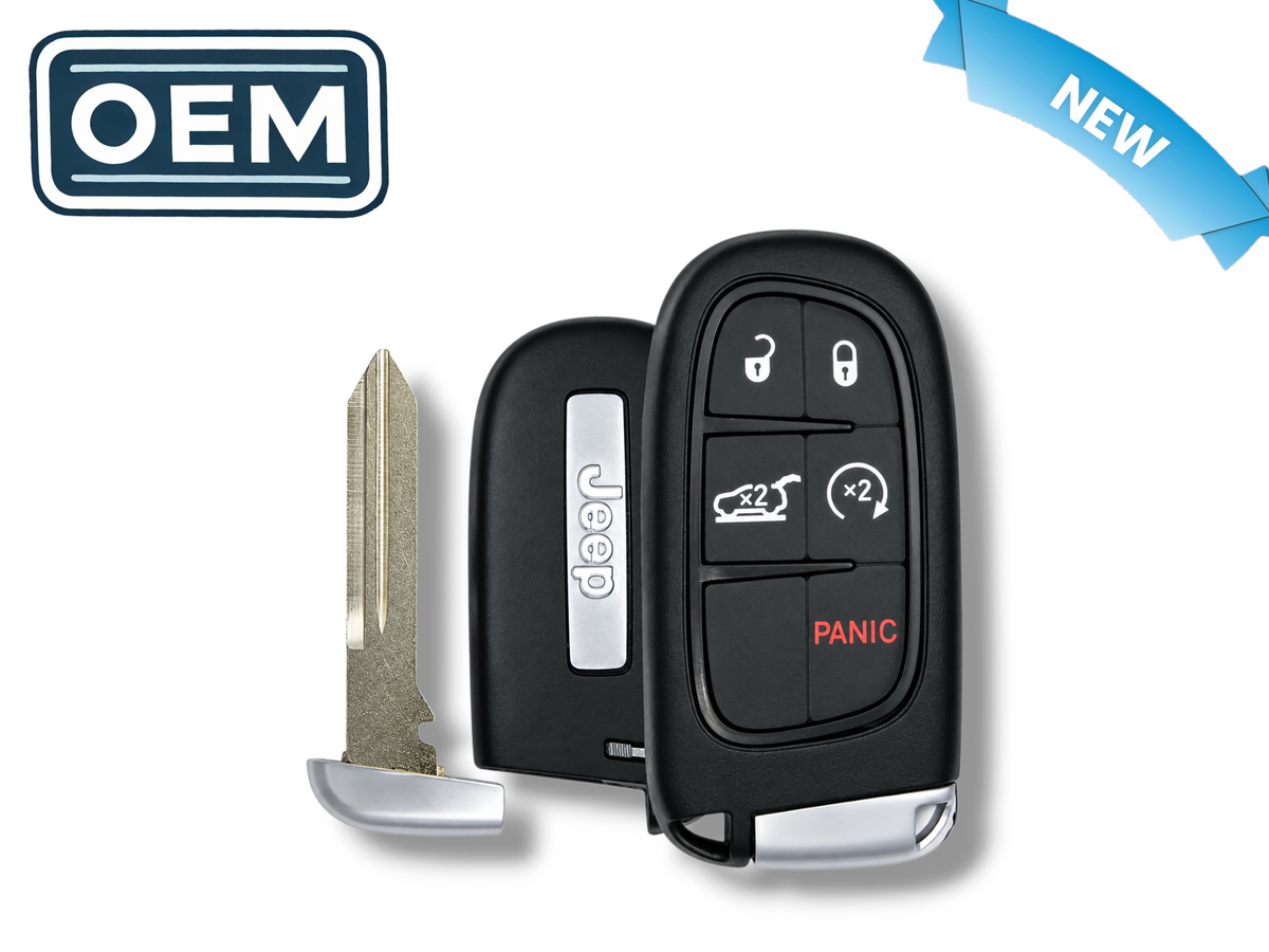 14-23 Jeep Cherokee Smart Key 5-Button PN: 68141580AF / GQ4-54T (OEM)