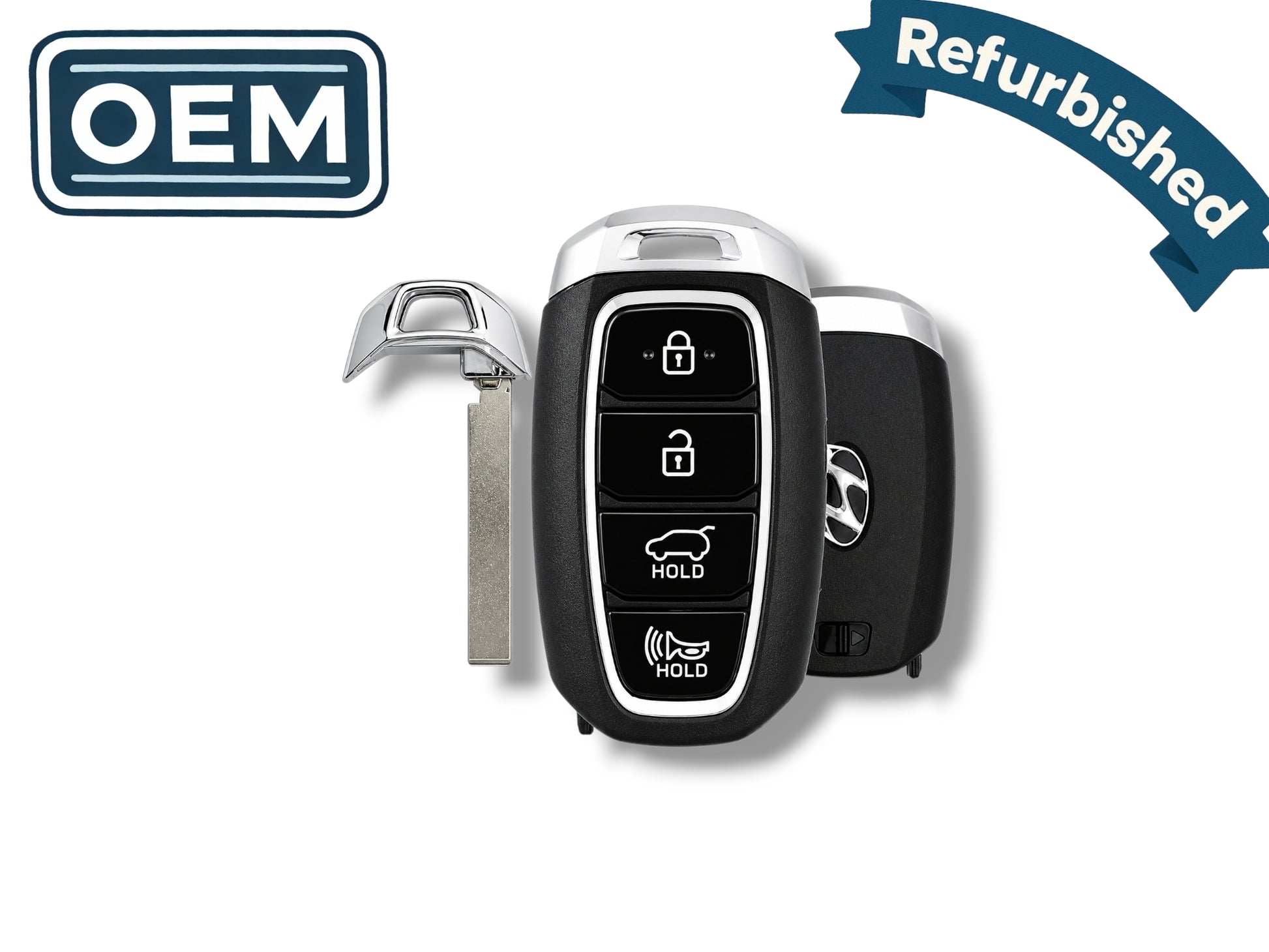 19-20 Hyundai Santa Fe Smart Key 4-Button PN: 95440-S1000 / TQ8-FOB-4F19 (OEM Refurb)