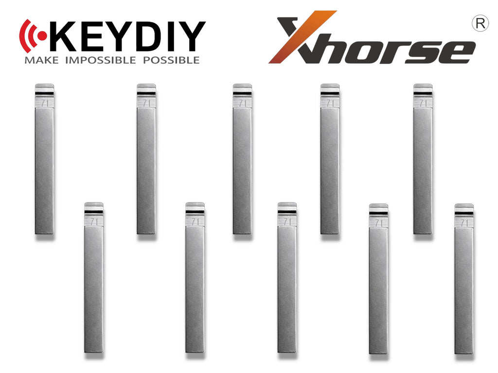 10x Xhorse Keydiy Universal Flip Key Remote Key Blades GM HU100