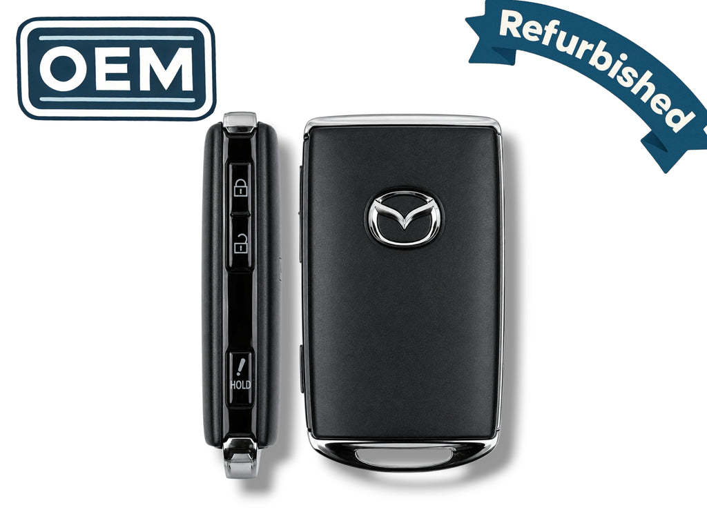 20-25 Mazda CX-3 CX-5 CX-9 Smart Key 3-Button PN: TAYA-67-5DY / WAZSKE13D03 (OEM Refurb)