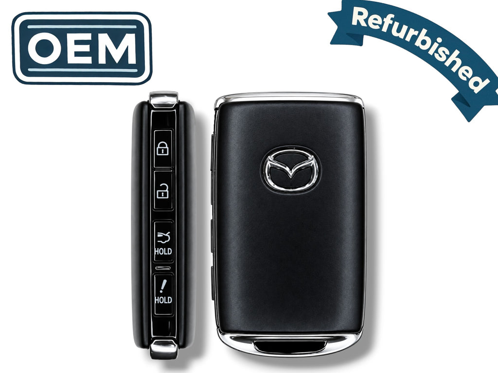 19-25 Mazda 3 Smart Key 4-Button WAZSKE11D01 / PN: BCYA-67-5DY (OEM Refurb)