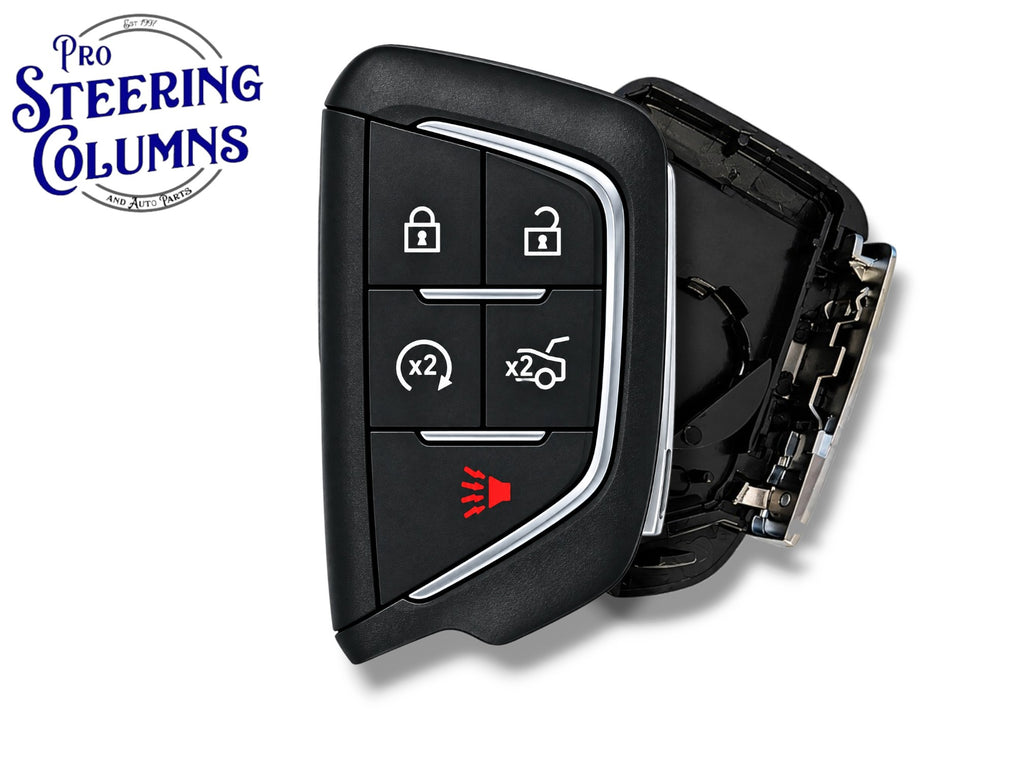 20-24 Cadillac CT4 CT5 Smart Key SHELL 5-Button PN: 13538860 / YG0G20TB1 (Aftermarket)