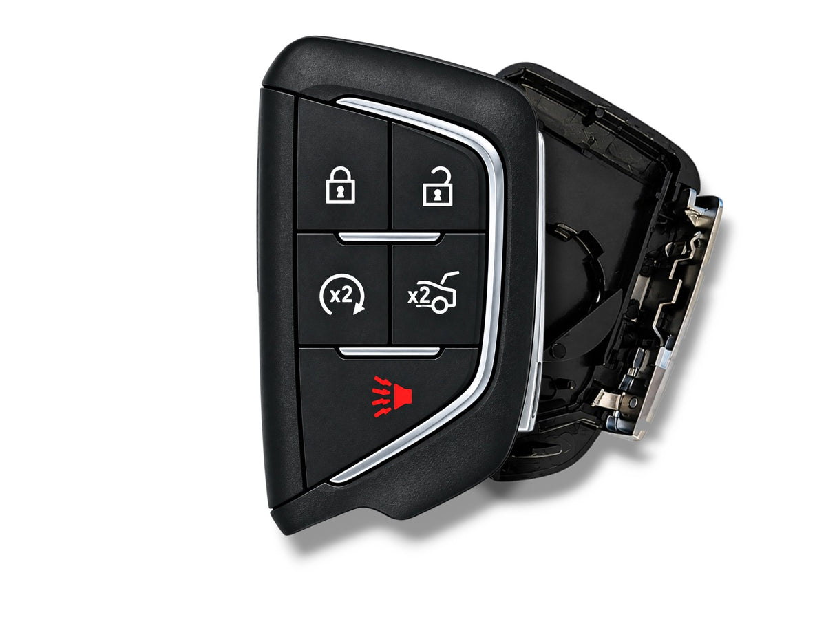 20-24 Cadillac CT4 CT5 Smart Key SHELL 5-Button PN: 13538860 / YG0G20TB1 (Aftermarket)