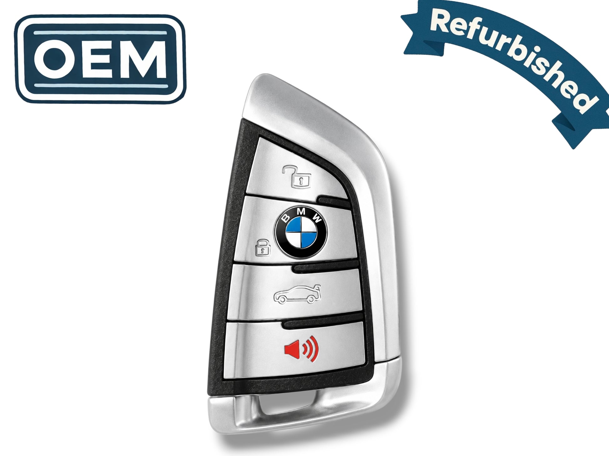14-18 BMW X5 X6 5 Series Smart Key 4-Button PN: 6805996-01 / NBGIDGNG1 / FEM / BDC / 434 MHz (OEM Refurb)