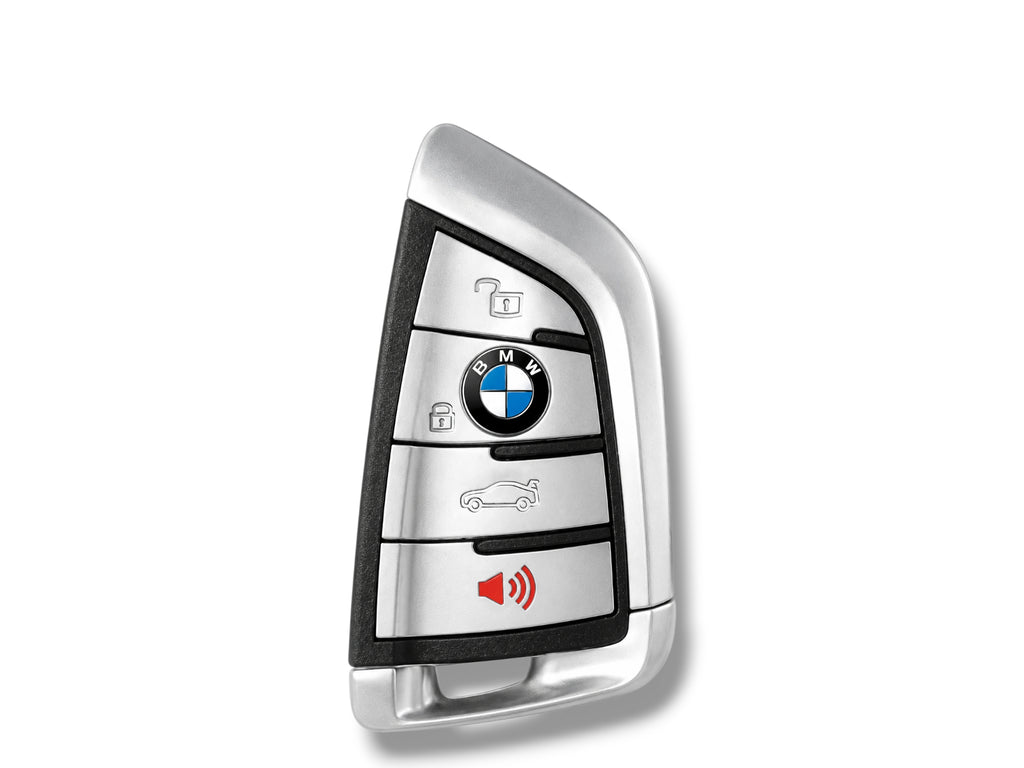 14-18 BMW X5 X6 5 Series Smart Key 4-Button PN: 9367401-01 / N5F-ID21A / FEM / BDC / 434 MHz / Silver (OEM)
