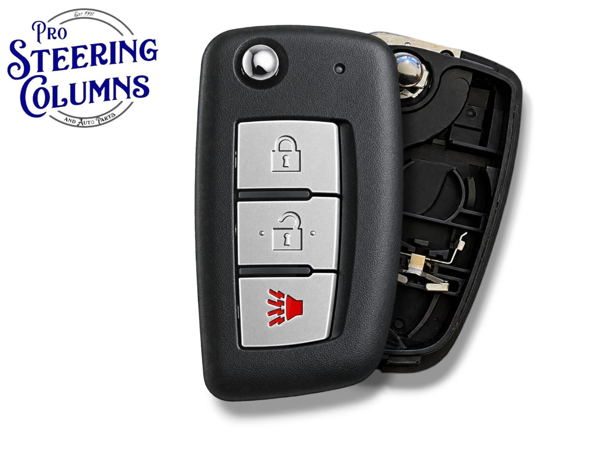14-19 Nissan Rogue Flip Key SHELL 3-Button PN: 28268-4BA1A / CWTWB1G767 (Aftermarket)