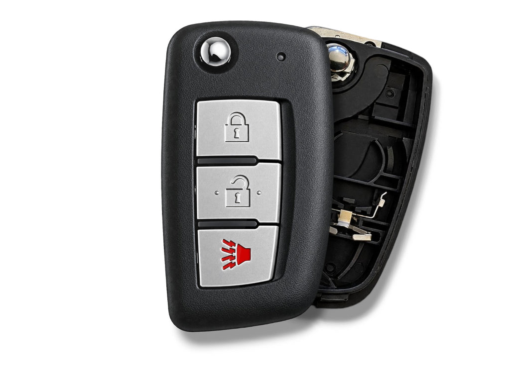 14-19 Nissan Rogue Flip Key SHELL 3-Button PN: 28268-4BA1A / CWTWB1G767 (Aftermarket)