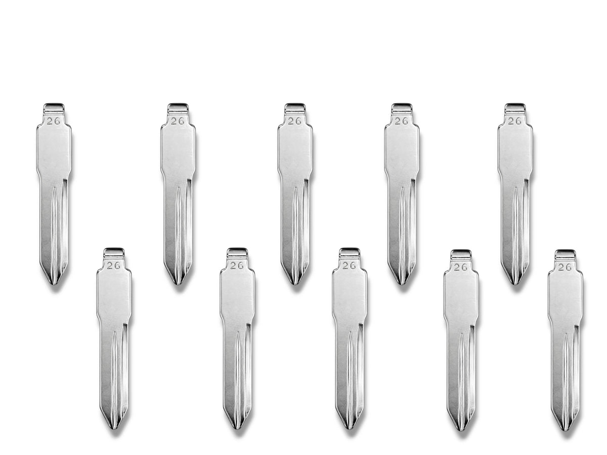10x Xhorse Keydiy Universal Flip Key Remote Key Blades GM B102 B99