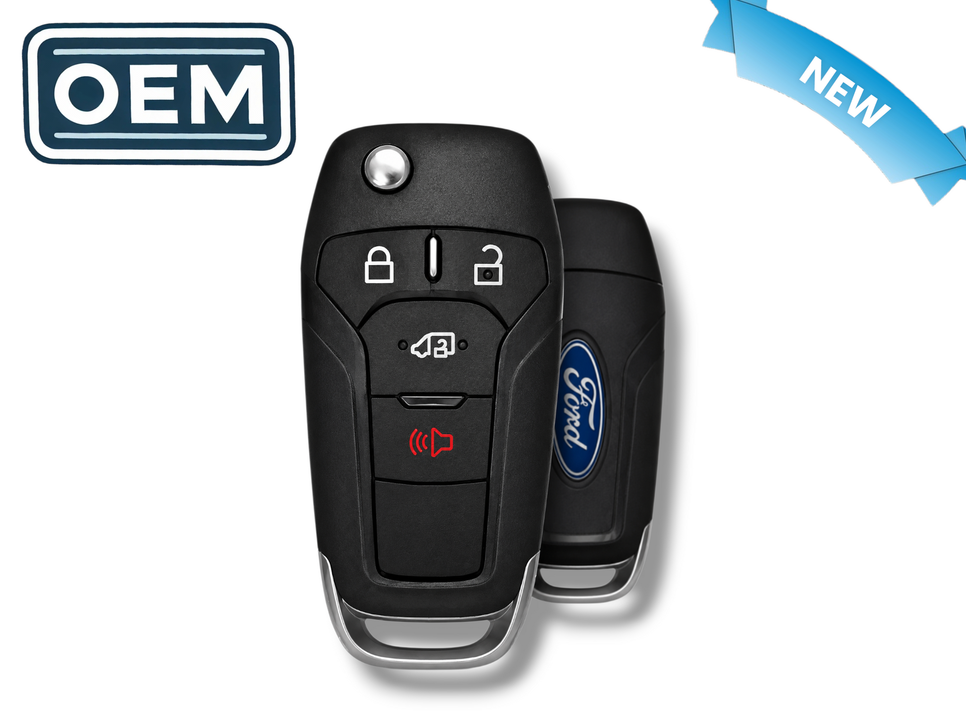 19-25 Ford Transit Flip Key 4-Button PN: 164-R8236 / N5F-A08TAA (OEM)