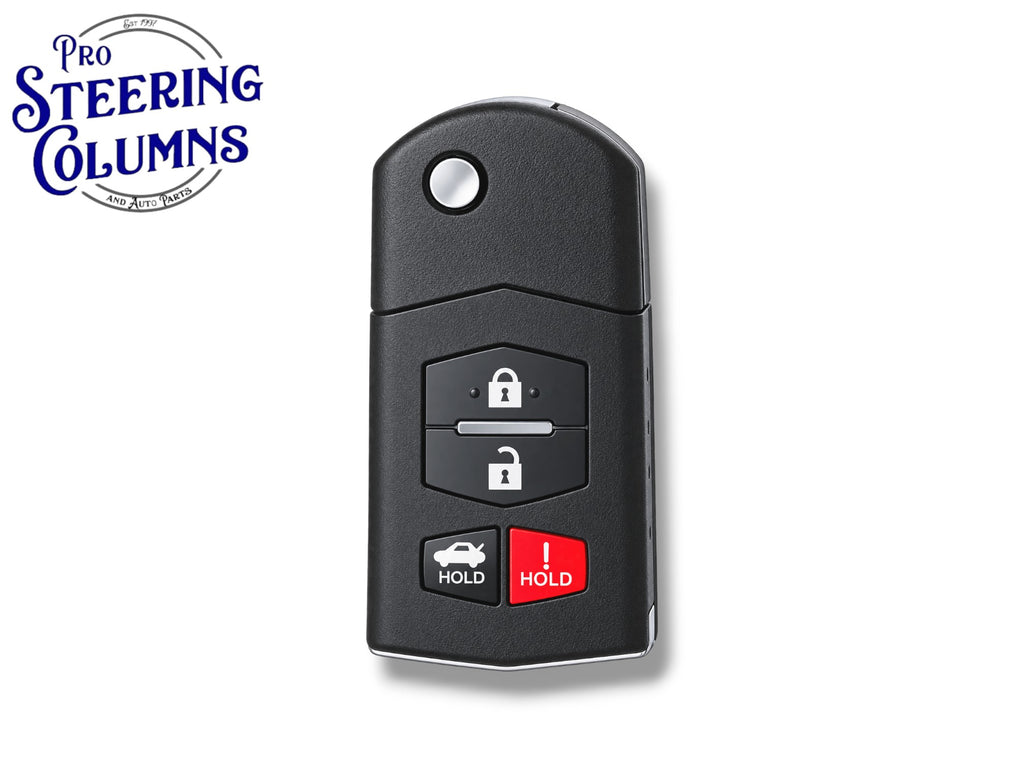 04-11 Mazda 6 / RX-8 Flip Key 4-Button PN: GP7A-67-5RYB / KPU41788 / 314 MHz / 4D63 (Aftermarket)