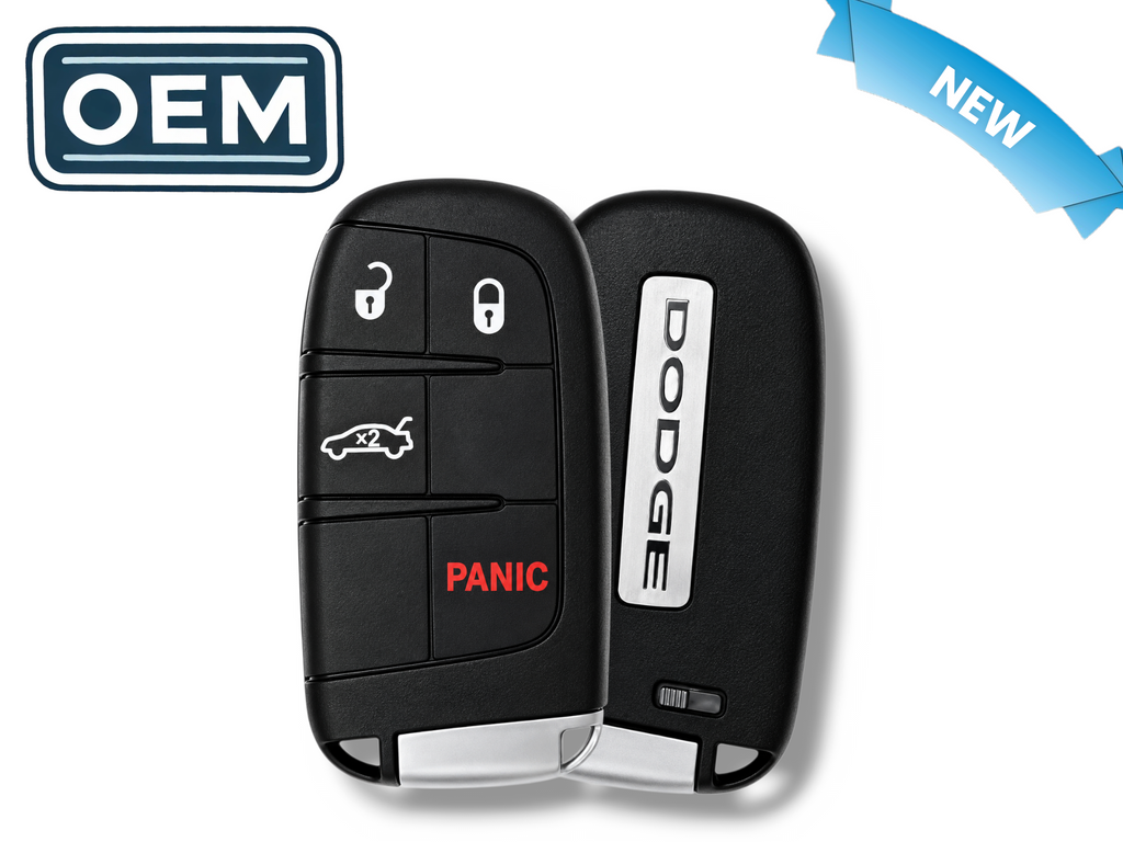 19-23 Dodge Challenger Charger Smart Key 4-Button PN: 68394196AA / M3M-40821302 (OEM)