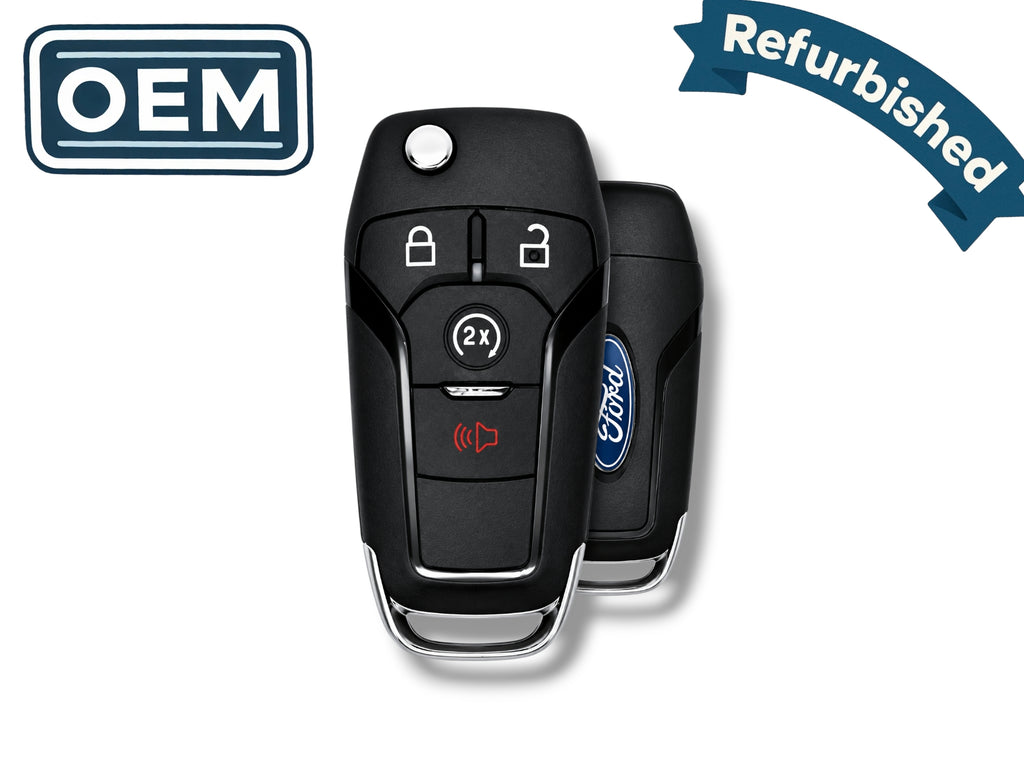 15-24 Ford Flip Key 4-Button PN: 164-R8134 / N5F-A08TDA (OEM Refurb)
