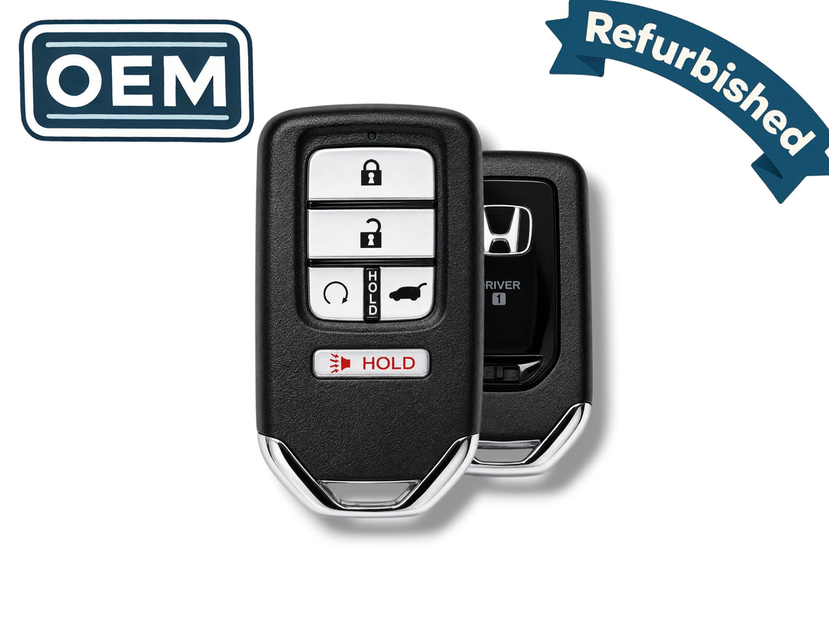 16-22 Honda CR-V Pilot Smart Key 5-Button PN: 72147-TG7-A32 / KR5V2X / Memory 1 (OEM Refurb)