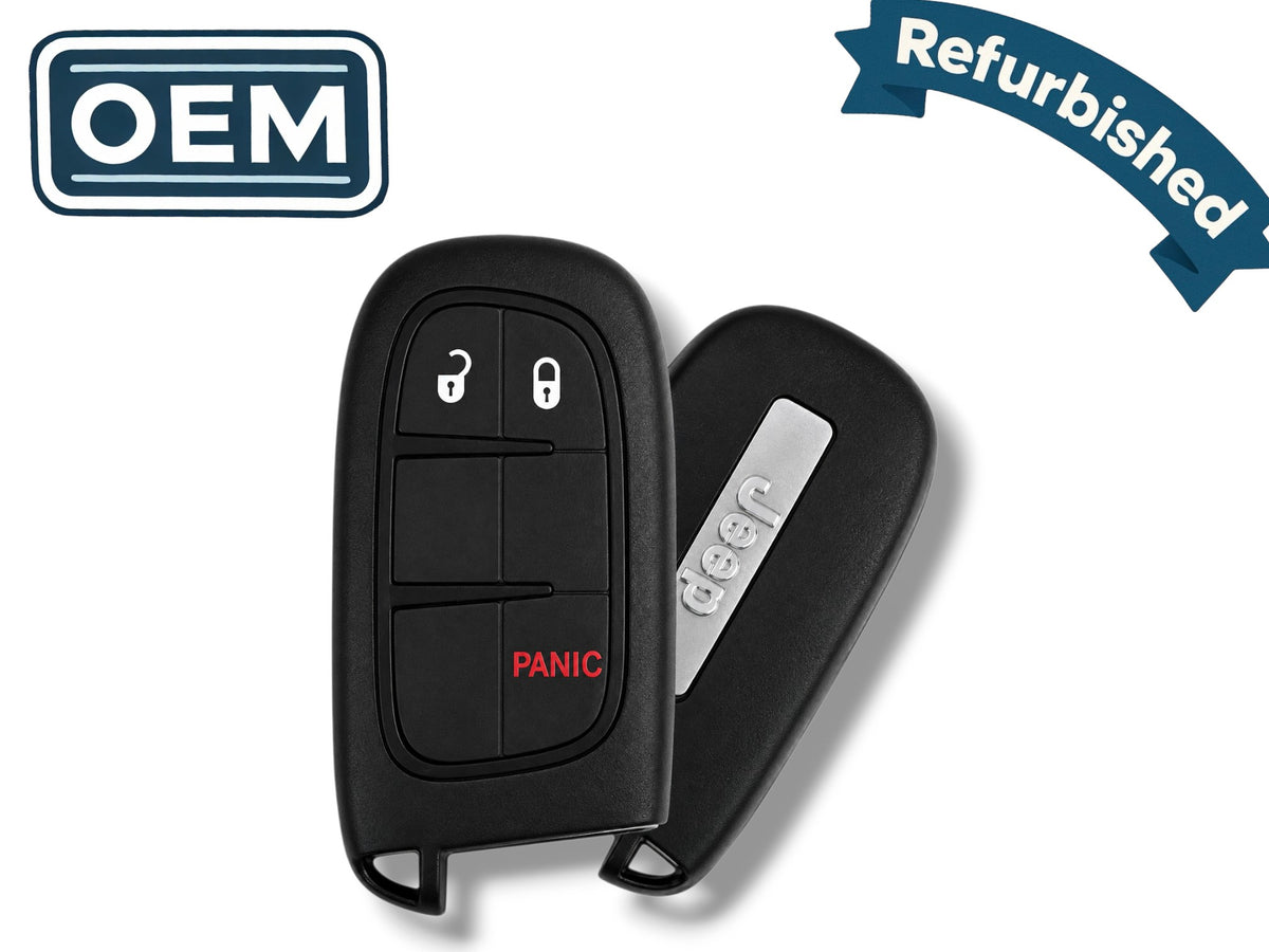 14-23 Jeep Cherokee Smart Key 3-Button GQ4-54T / PN: 68105087AG (OEM Refurb)