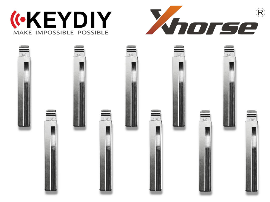 10x Xhorse Keydiy Universal Flip Key Remote Key Blades Kia Hyundai HY18R