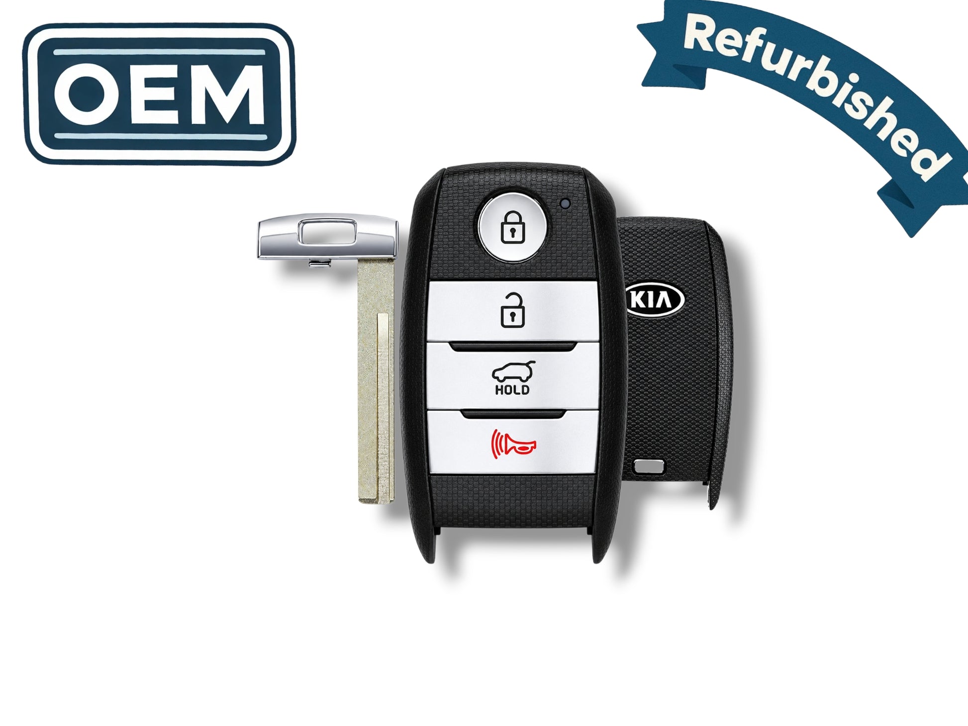 19-20 Kia Sorento Smart Key 4-Button PN: 95440-C6100 / TQ8-FOB-4F06 (OEM Refurb)
