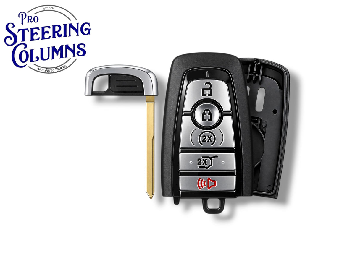 17-22 Ford Lincoln Smart Key SHELL 5-Button PN: 164-R8198 / M3N-A2C931426 (Aftermarket)