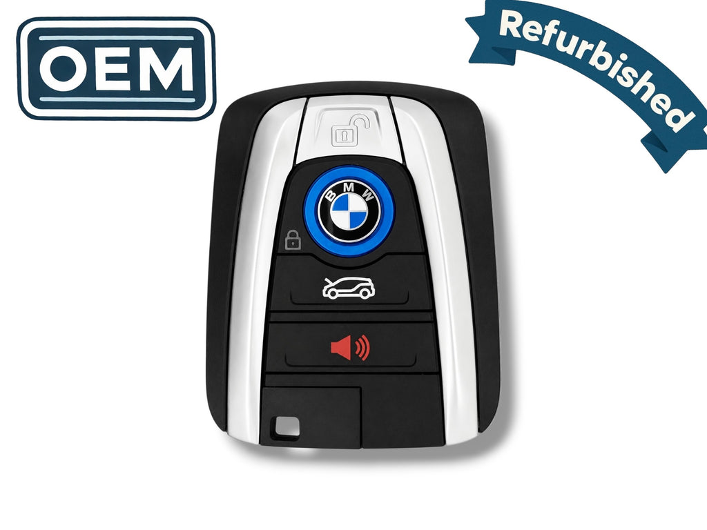 15-17 BMW i3 i8 Smart Key 4-Button Front Trunk PN: 9362177-02 / NBGIDGNG1 (OEM Refurb)