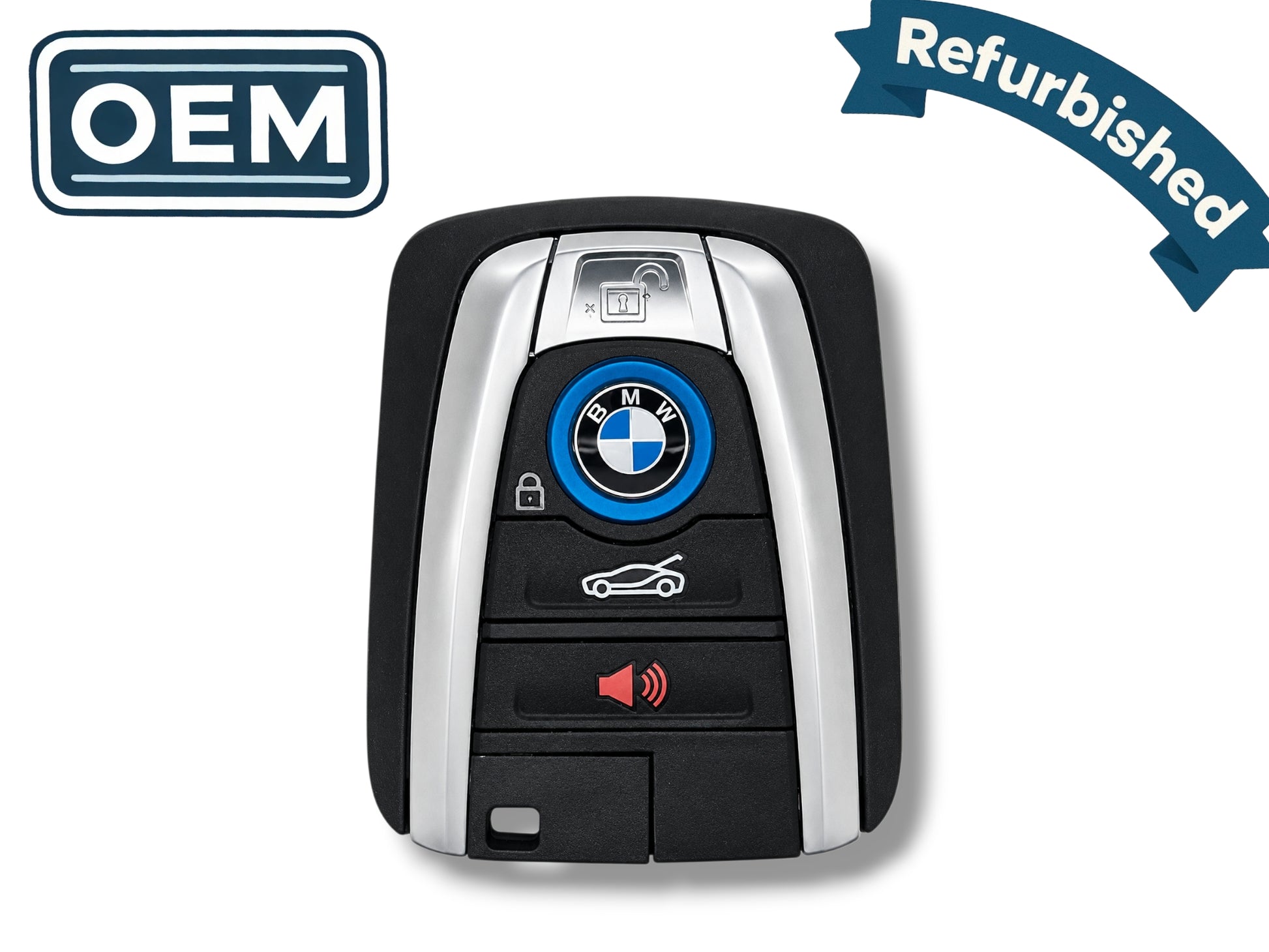 15-17 BMW i3 i8 Smart Key 4-Button PN: 9362177-02 / NBGIDGNG1 (OEM Refurb)