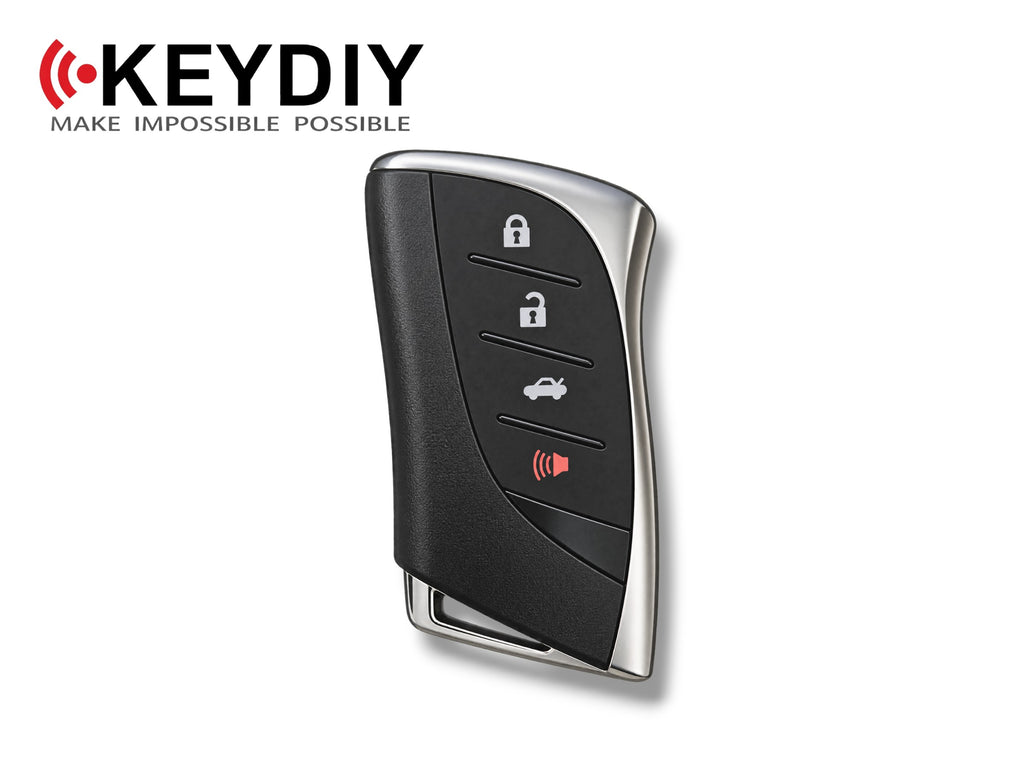 KEYDIY - KDX4 - TIB Series - Universal Smart Key - Toyota / Lexus Style / 4-Button - TIB02-4