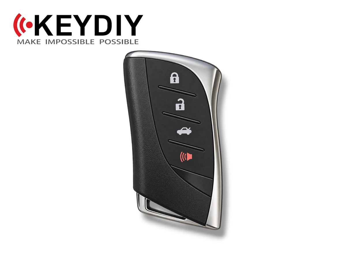 KEYDIY - KDX4 - TIB Series - Universal Smart Key - Toyota / Lexus Style / 4-Button - TIB02-4