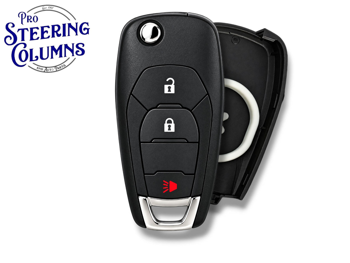 19-22 Chevrolet Flip Key SHELL 3-Button PN: 13522783 / LXP-T003 (Aftermarket)