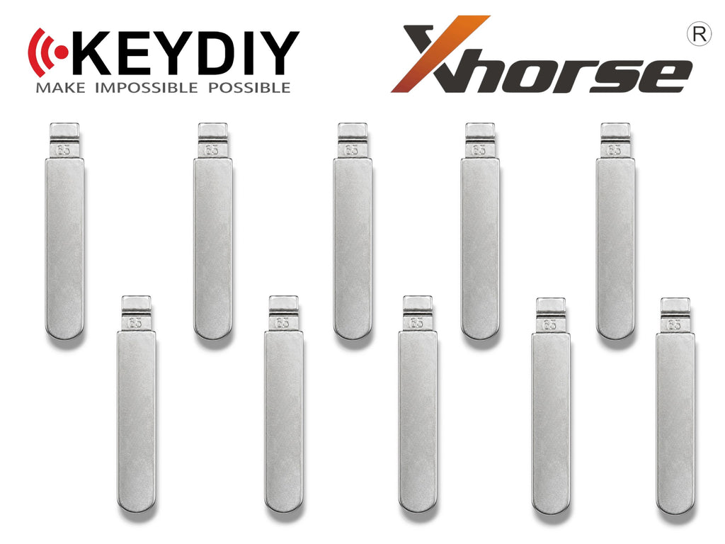 10x Xhorse Keydiy Universal Flip Key Remote Key Blades Subaru DAT17