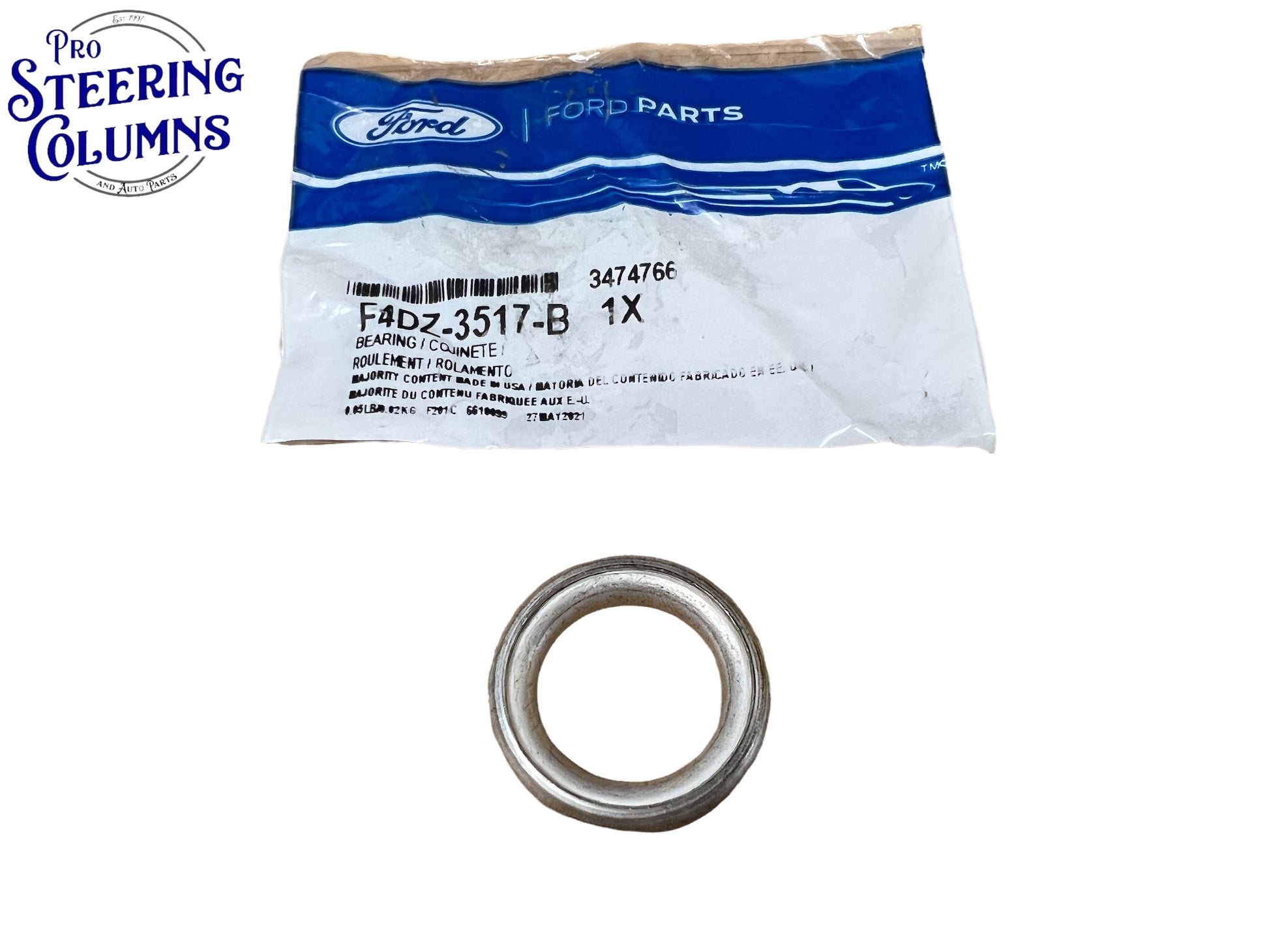 1992 & Up Ford F-150 F-250 Bronco Upper Steering Column Bearing  New OEM F4DZ-3517-A