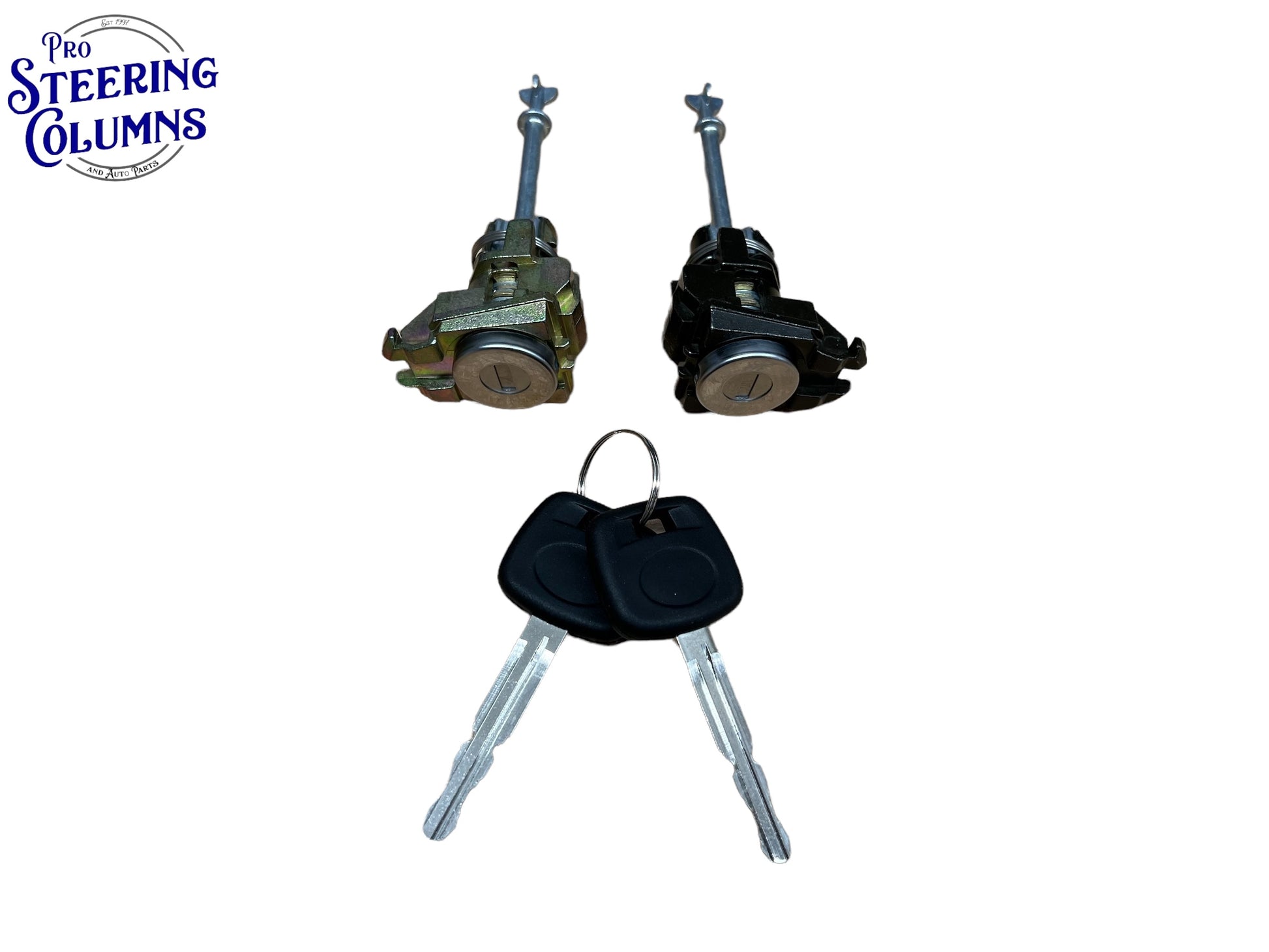 2003 & Up 4runner Corolla Sienna Tacoma Driver & Passenger Door Lock Set 2 Keys New