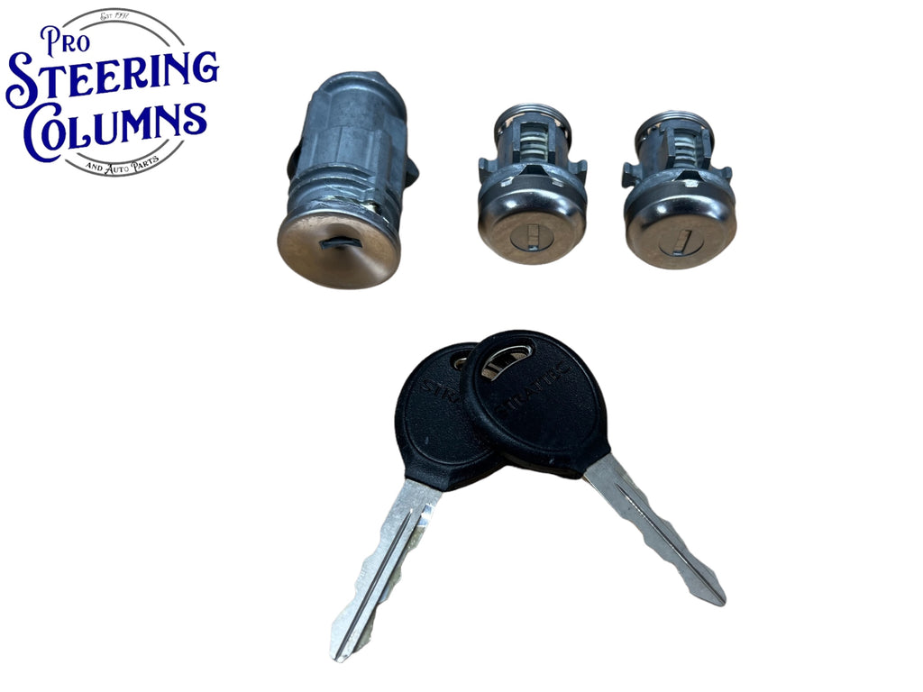 2000 & Up Caravan Neon Ignition & Door Lock Set 2 Keys Matched New OEM