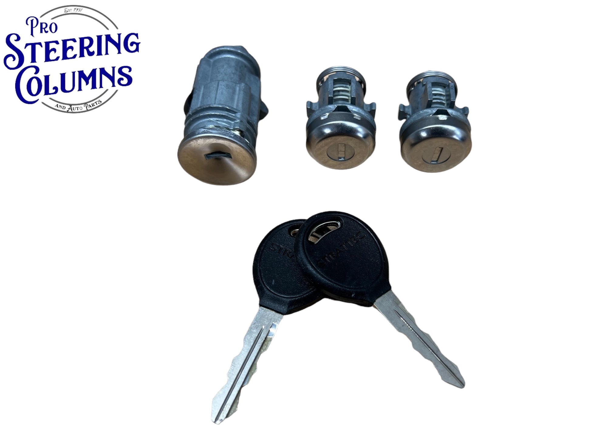 2000 & Up Caravan Neon Ignition & Door Lock Set 2 Keys Matched New OEM