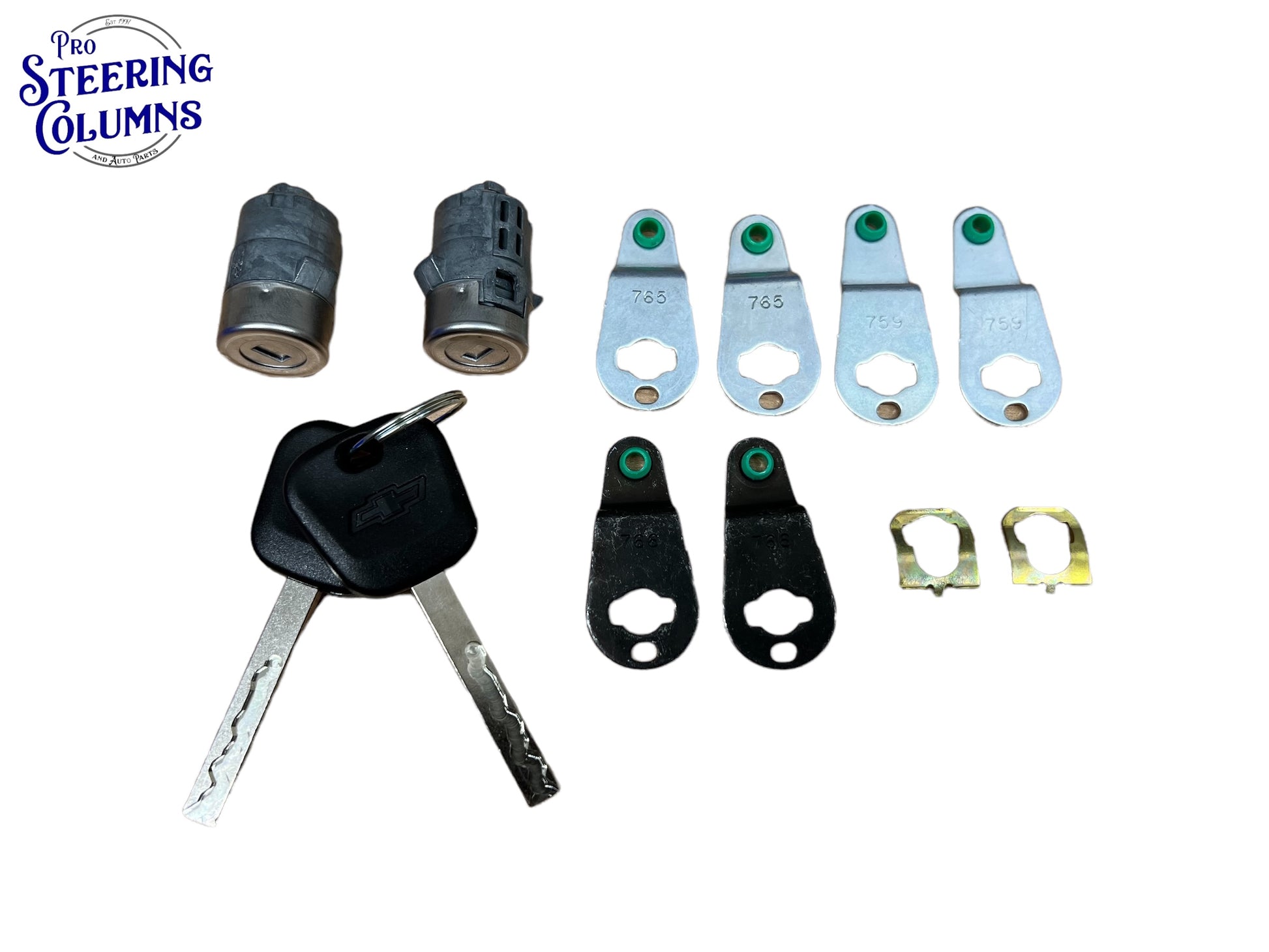 2015-2022 GM Express Savannah Door Lock Cylinder Pair Set 2 Keys OEM New