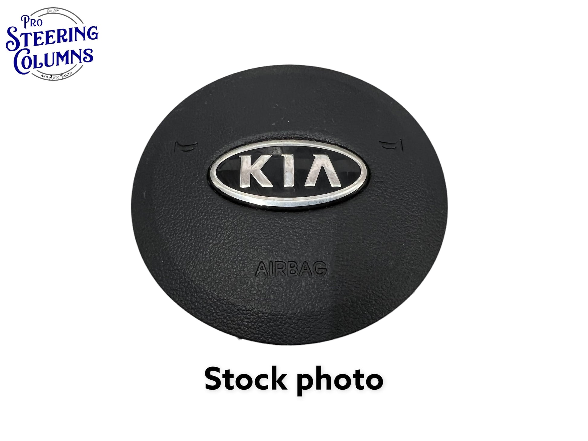 2013-2013 Kia Forte Driver Air Bag Black Used OEM