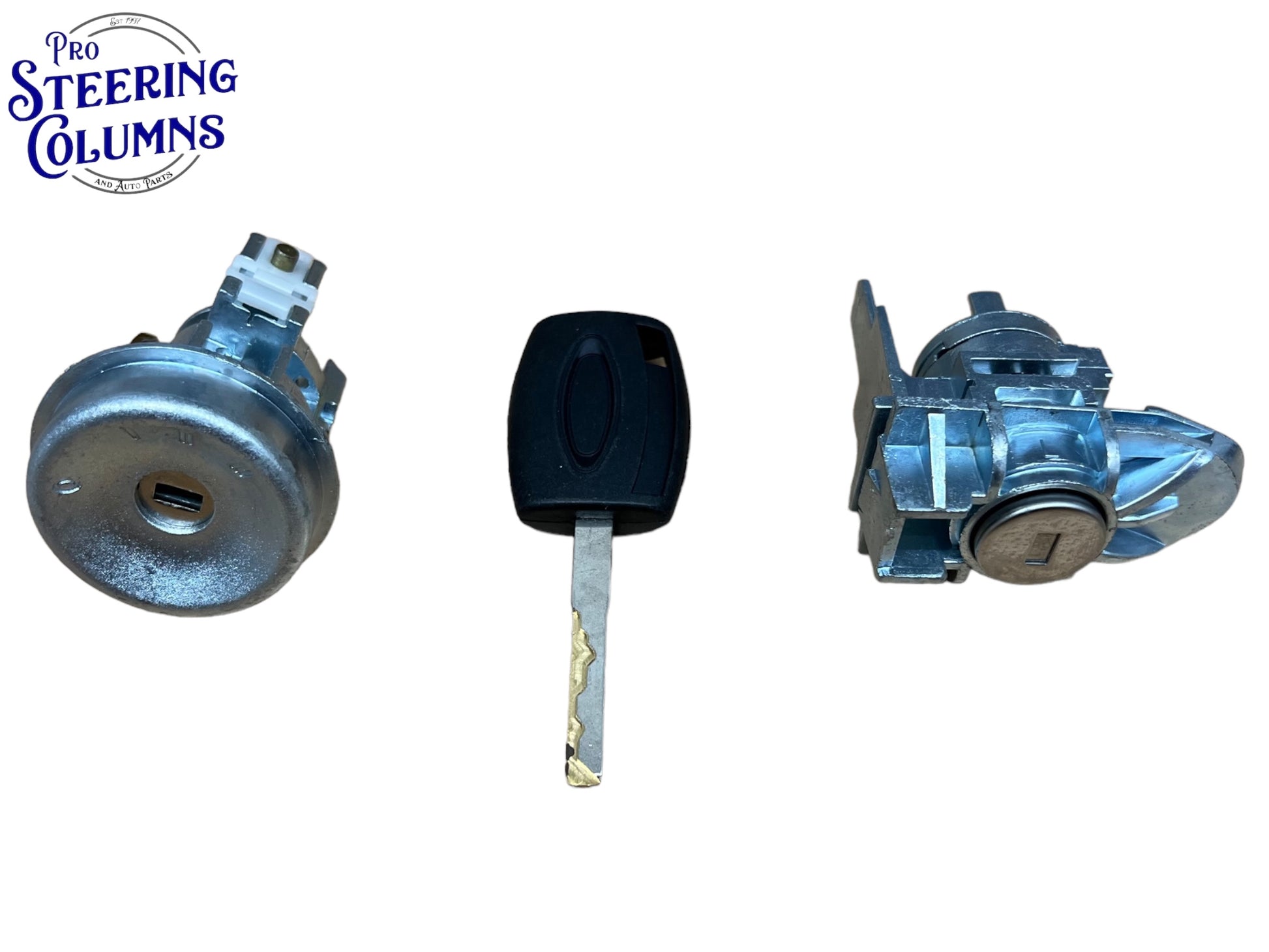 2011-2019 Fiesta Ignition & FL Door Lock Cylinder Set W Key Shell New