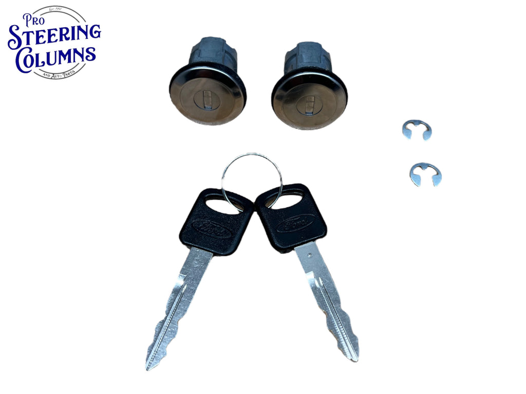 1997-2020 Econoline 1998-2011 Ranger Door Lock Cylinder Set Pair 2 Keys Matched New OEM