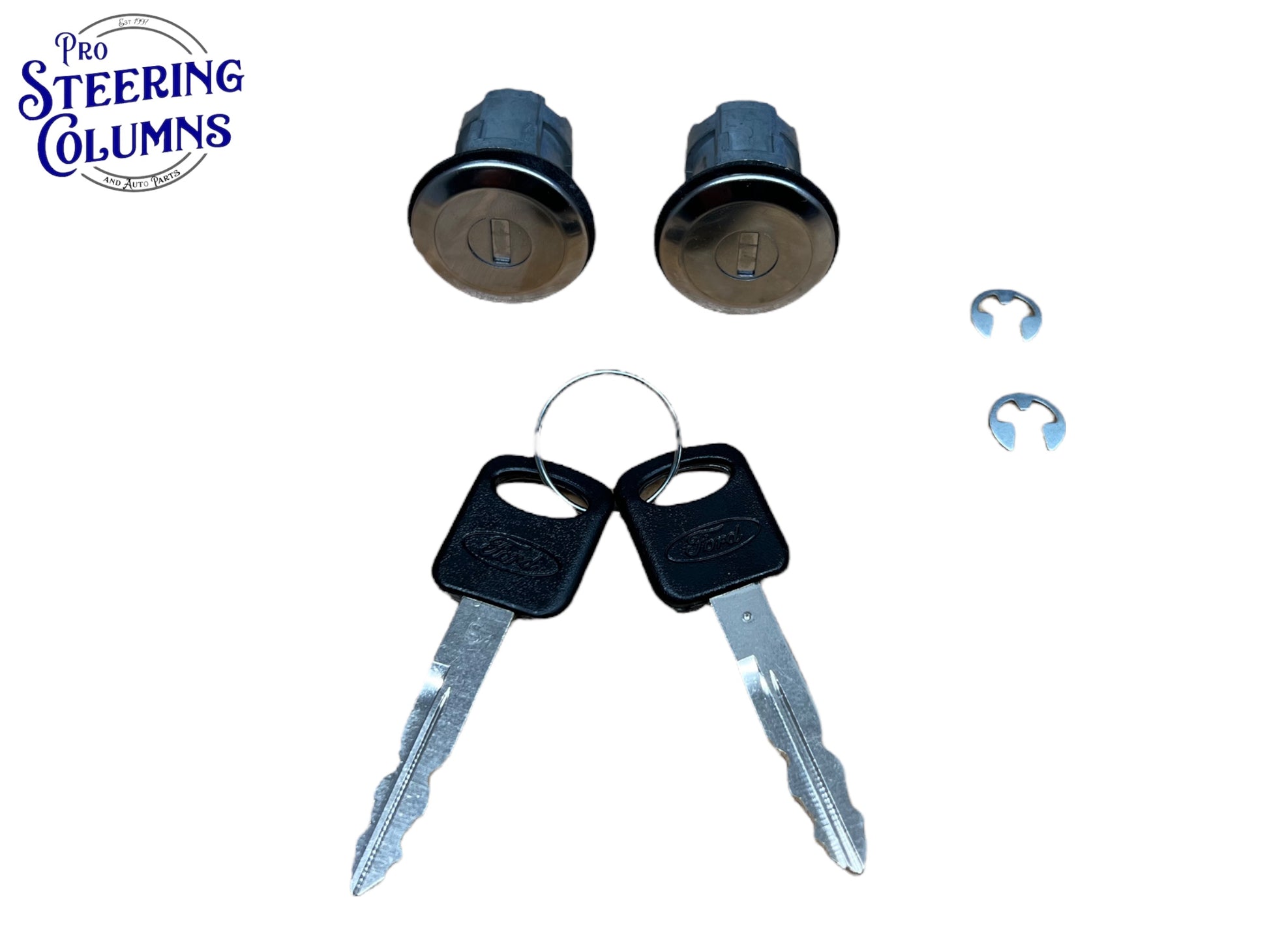 1997-2020 Econoline 1998-2011 Ranger Door Lock Cylinder Set Pair 2 Keys Matched New OEM