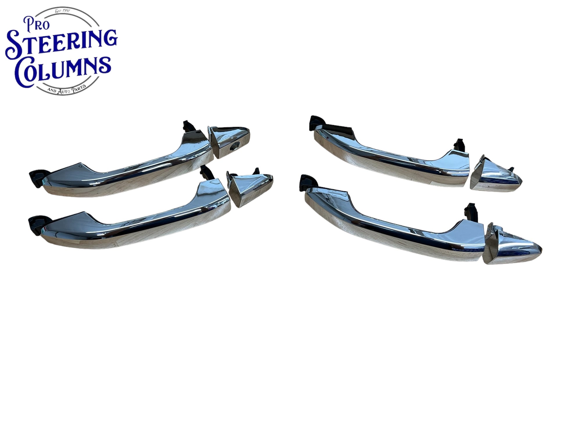 2014 & Up Silverado Sierra Tahoe Suburban Exterior Door Handle Full Set Chrome New