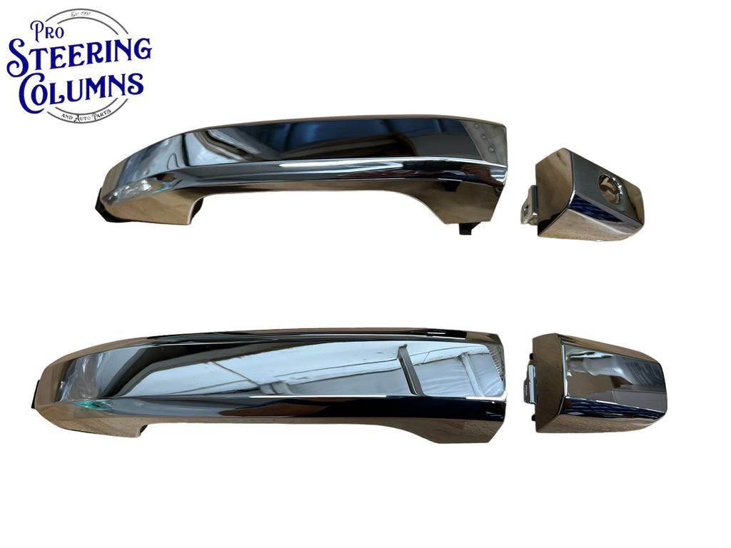 2014 & Up Silverado Sierra Tahoe Suburban Exterior Door Handle Full Set Chrome New
