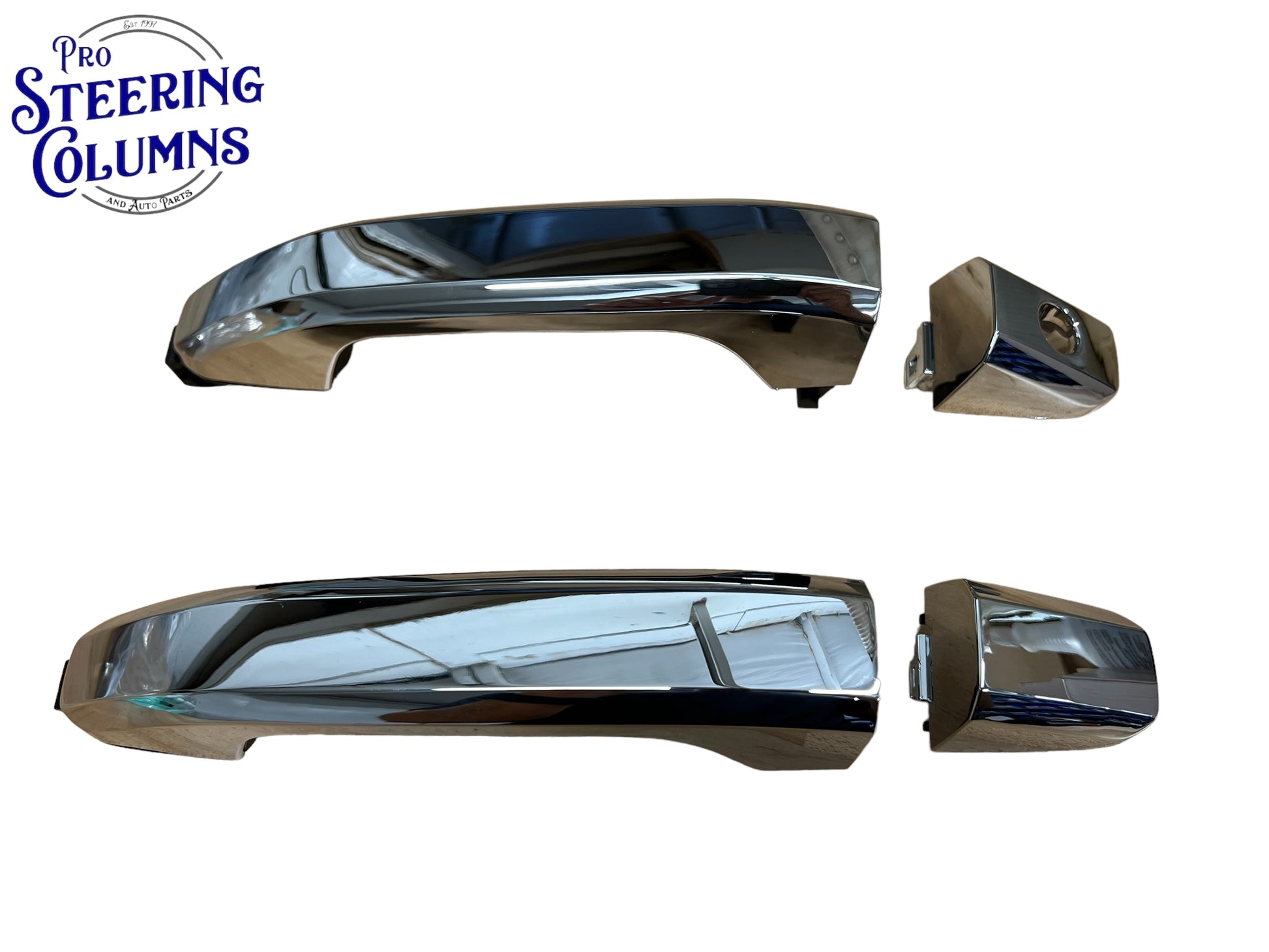 2014 & Up Silverado Sierra Tahoe Suburban Exterior Door Handle Full Set Chrome New